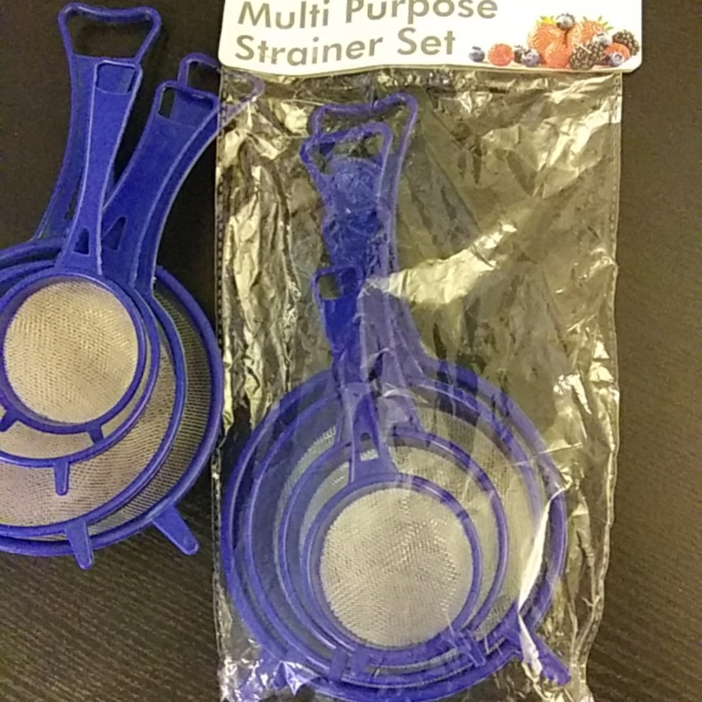 4 pc MULTI PURPOSE STRAINER SET